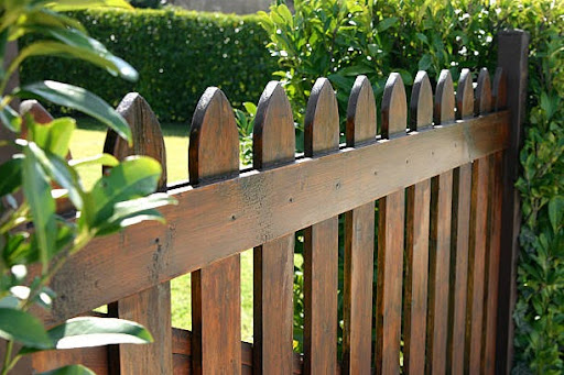 timber fence gate