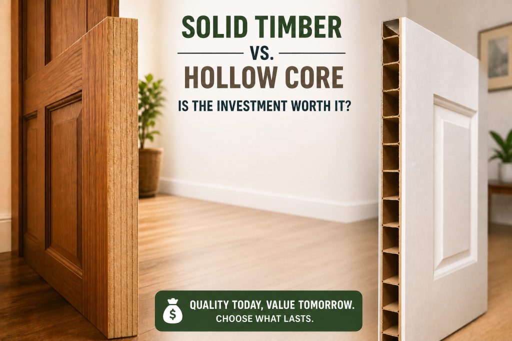 Solid Timber vs. Hollow Core: Is the Investment Worth It?