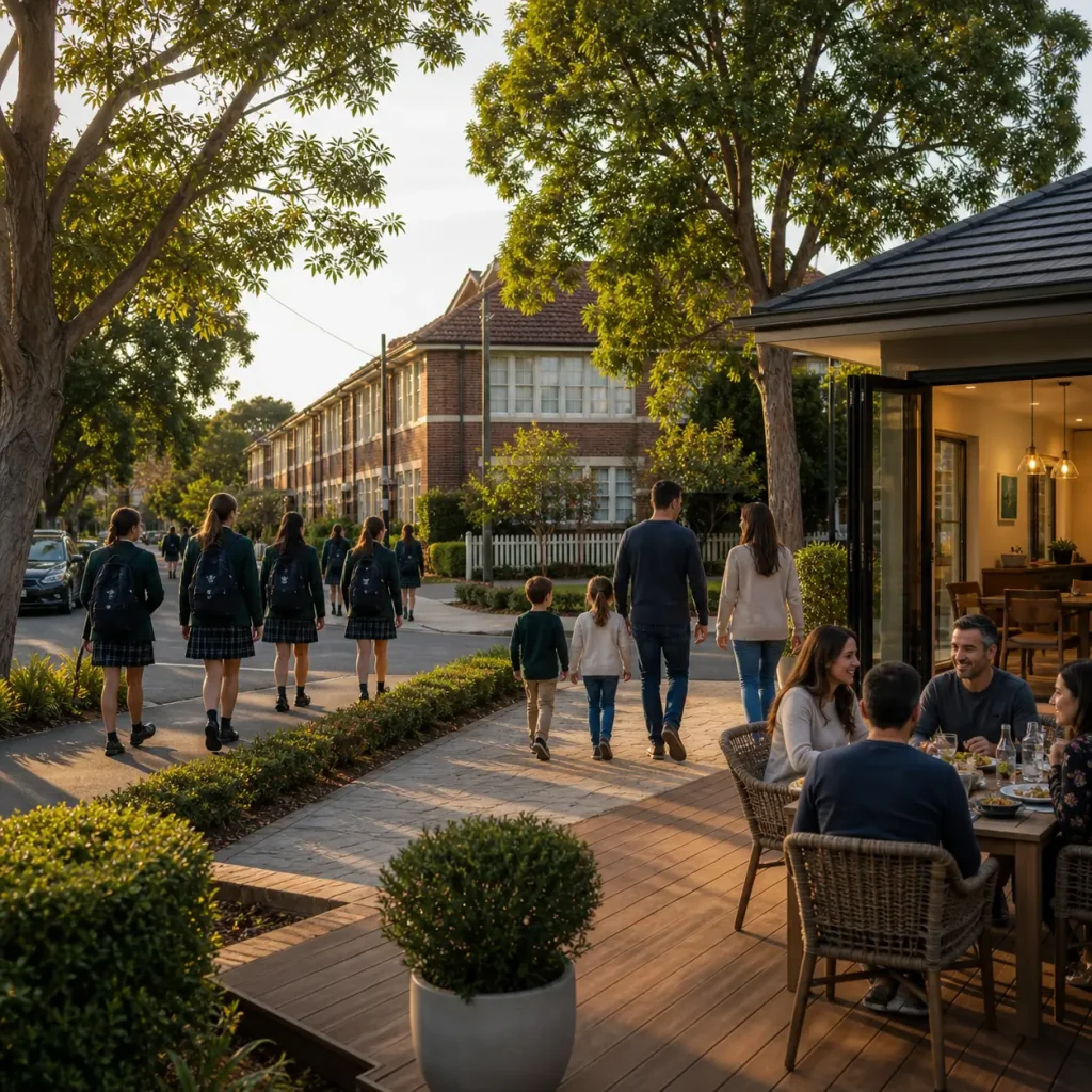 Deck builders Willoughby designing spacious family-friendly outdoor entertaining decks in a school-focused North Shore suburb with long-term homeowners and multicultural community living.