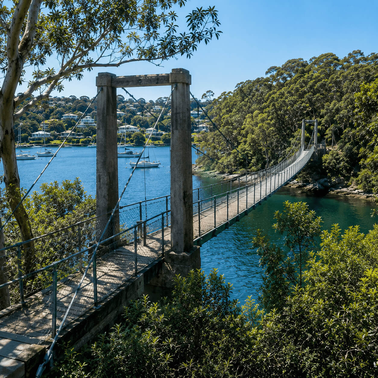Deck builders Northbridge working in a harbour peninsula suburb shaped by historic bridge access, bushland surroundings, and water-view properties.