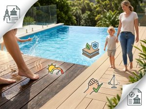 Planning a pool area? Learn about the strict NSW slip ratings (P4/R11), council regulations, and safety requirements from the top deck builders sydney has to offer.