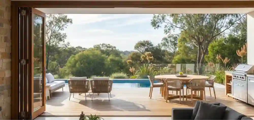 Bi-Fold Timber Doors