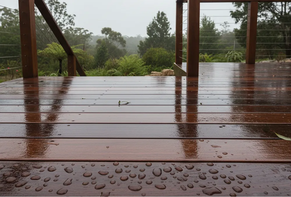 Sydney climate timber decking