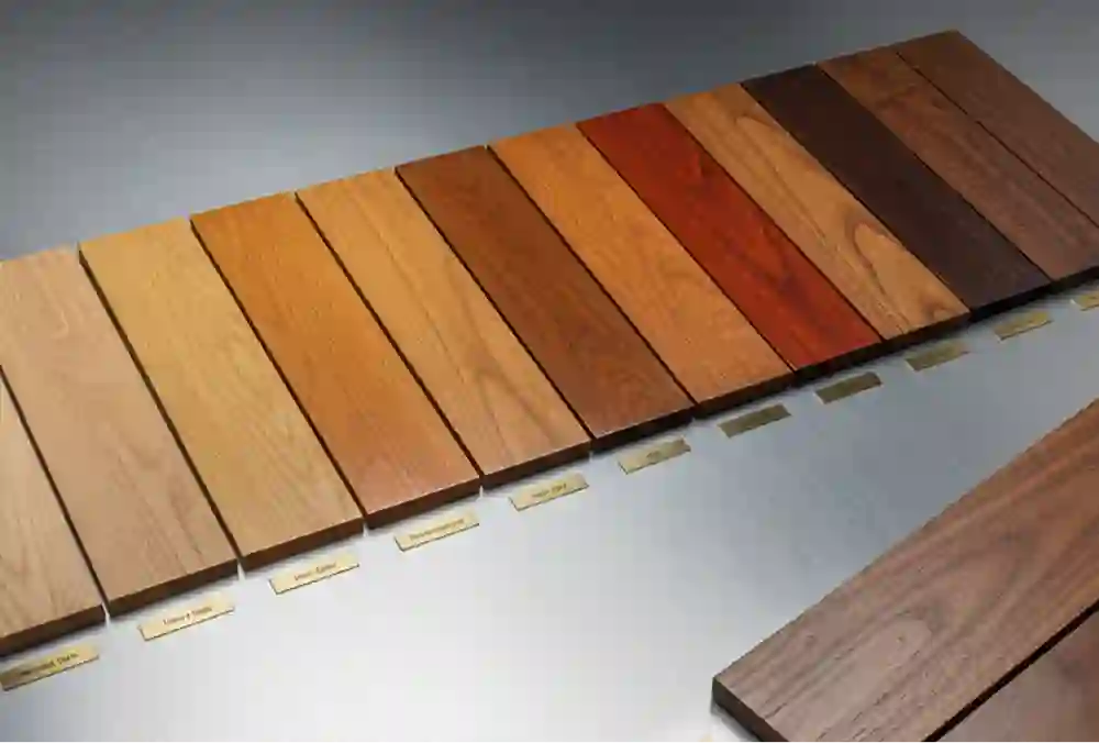 Timber door finishing options