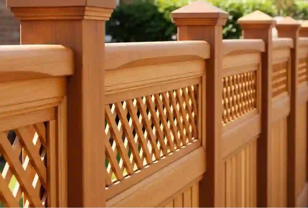 Timber fence features
